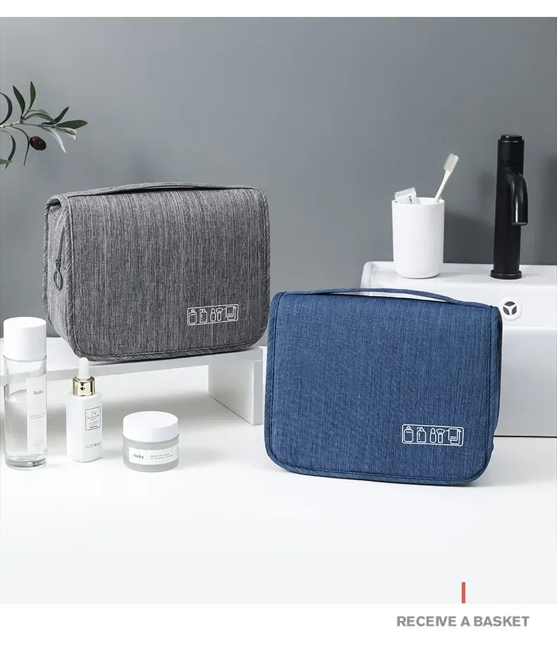 1PC Oxford Fabric Men Business Portable Storage Bag Toiletries Organizer Women Cosmetic Bag Waterproof Hanging Travel Wash Pouch
