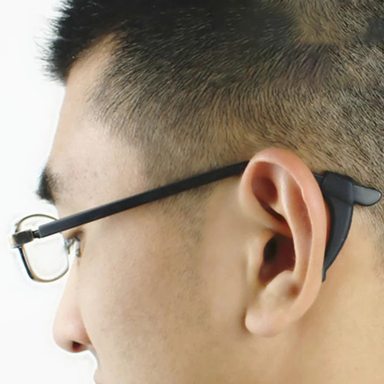 10/20/30/100pcs Anti-slip Silicone Ear Grip Glasses Eyeglasses Leg Ear Hook Stopper Bracket Fastener Accessories Temple Tip
