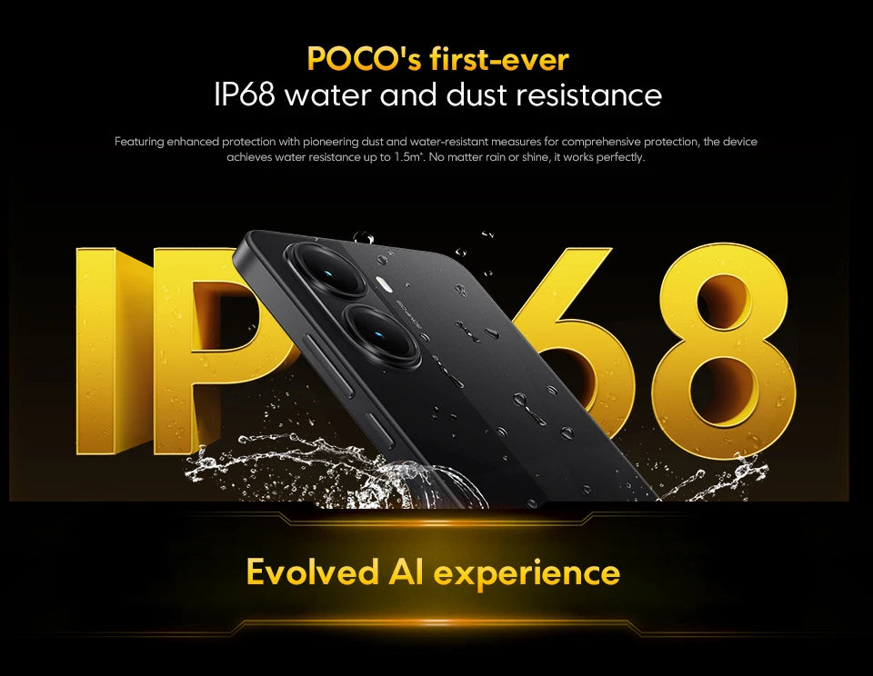 POCO X7 Pro Global Version Cellphone 256GB / 512GB Dimensity 8400-Ultra 6.67" 120Hz Display 6000mAh 5G NFC - Shoppiline
