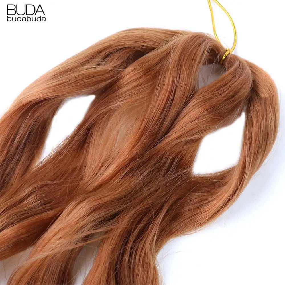 French Curls Braiding Hair Extensions Synthetic Hair Loose Wave Spiral Curl Braids High Temperature Ombre Pre Stretched Hair