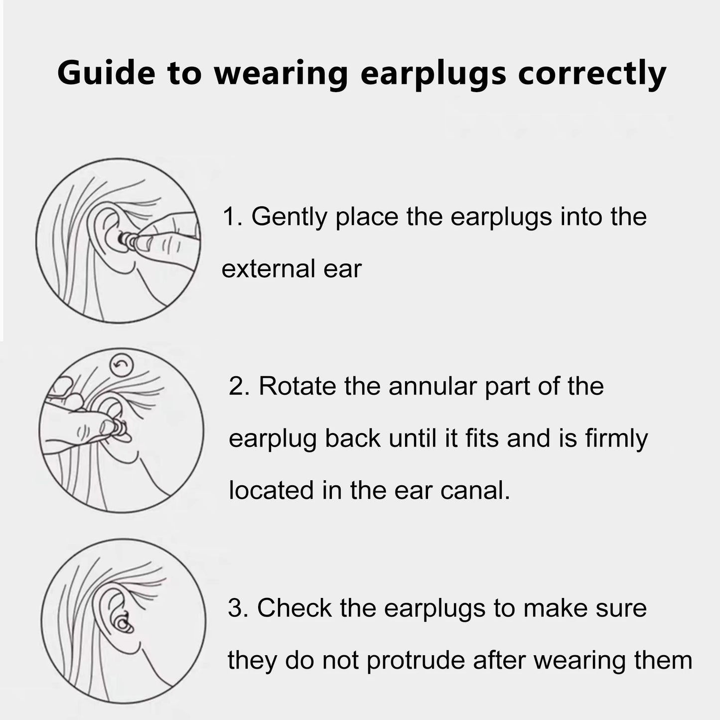 Plugs for Sleep,Swim, Work– Super Soft Silicone Ear Reusable Hearing Protection for Noise Reduction 8 Ear Tips in XS/S/M/L