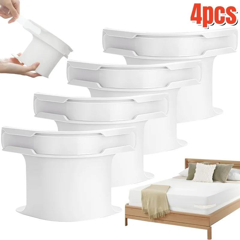8/4Pcs Bed Corner Sheet Grippers Straps Heavy Duty Bedsheet Corner Tightener Clips Durable and Reliable Bed Sheet Grippers