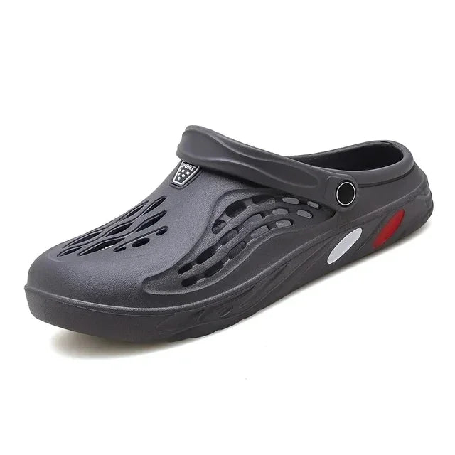 YRZL Mens Slippers Unisex Soft Non-slip Wear-resistant Casual Mens Sandals Comfortable Slip on Beach Shoes Outdoor Slippers Man