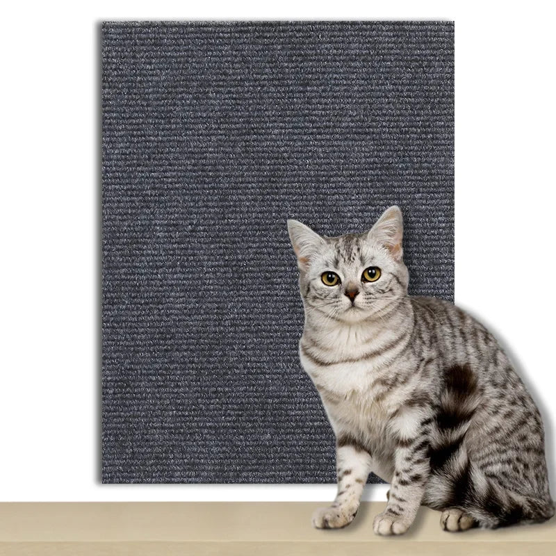 Trimmable Cat Scratch Carpet Self-Adhesive Cat Scratching Board Anti Cat Scratcher Furniture Corner Indoor Sofa Wall Protector