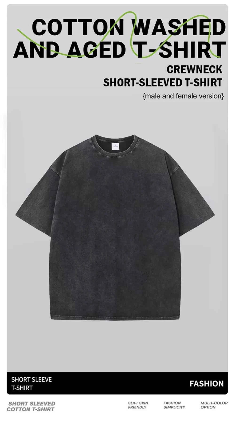 Wonderful Night Skeleton Butterfly Wave Print Womens T-Shirts Fashion Oversized Tops Street Comfortable Clothing Loose Wash Tee