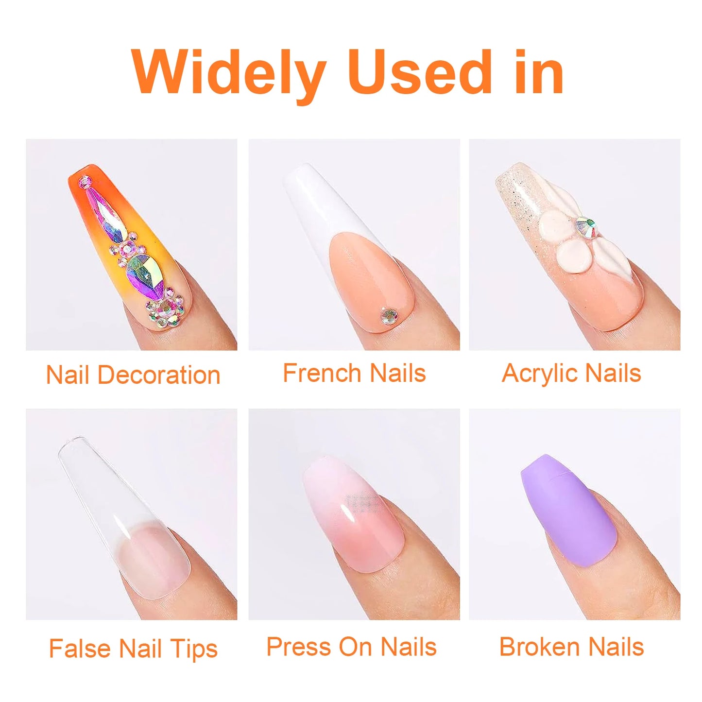 7g Super starker Nagelkleber für falsche Nagelspitzen, Acrylnägel, Press-On-Nägel, künstliche Nägel, Nagelkunstdekoration, dauerhafter Halt