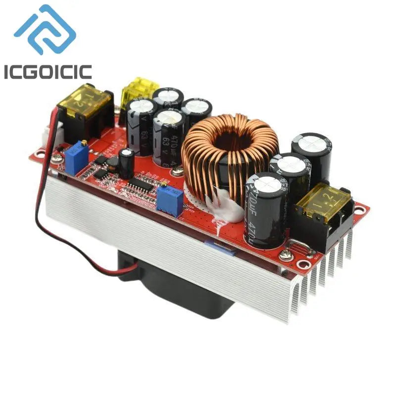 1800W 40A DC-DC Boost Converter Step Up Power Supply Module 10-60V To 12-90V Adjustable Voltage Charger - Shoppiline