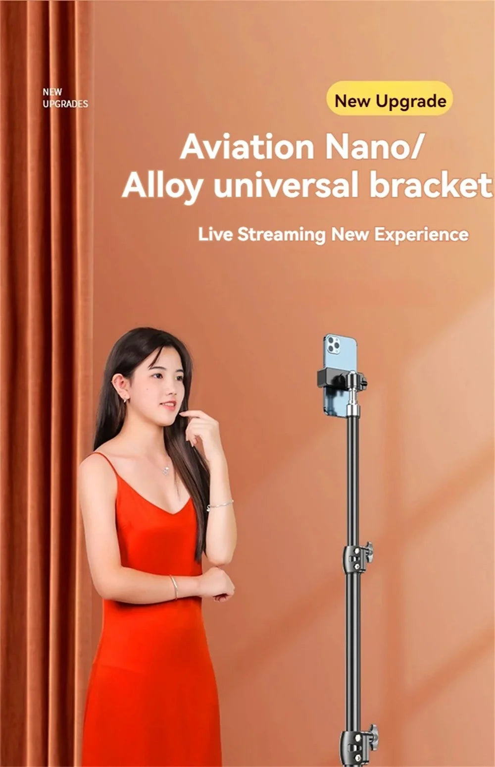 360°Adjustable Scalable Bluetooth Selfie Stick Multi-functional Phones Camera DV Holder Live Video Recording Wireless brackets - Shoppiline