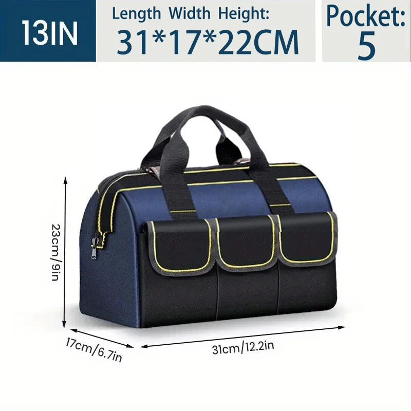 Multifunctional 13in-23inch Tool Bag Thicken big Capacity Waterproof Wear-Resistant Toolkit MultiPocket Electrician Storage Bag - Shoppiline