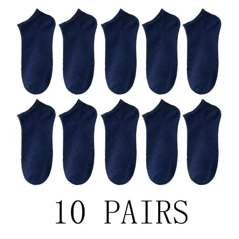 5/10-Pack Unisex Comfort-Fit Ankle Socks For All, Breathable & Lightweight - Ideal For Sports & Daily Wear