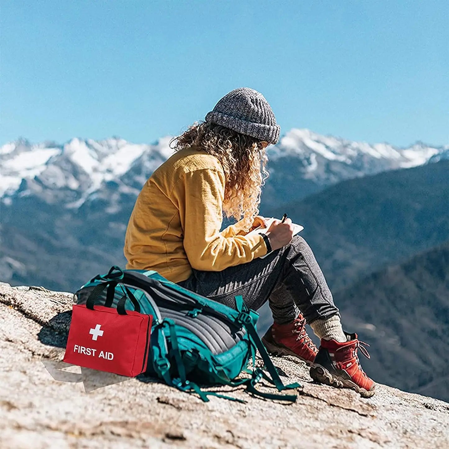 260pcs Deluxe First Aid Kit - Essential Emergency Supplies for Home, Outdoor Adventure and Camping Safety - Shoppiline