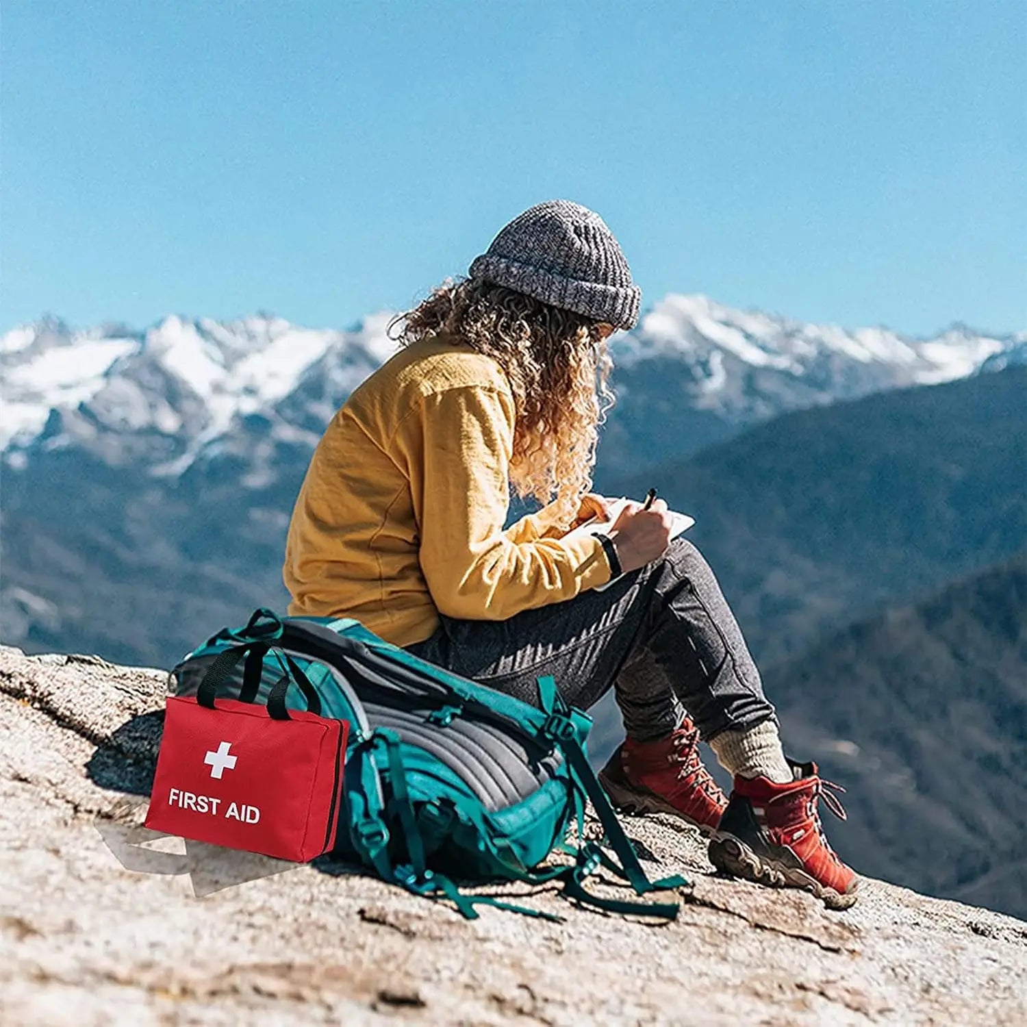 260pcs Deluxe First Aid Kit - Essential Emergency Supplies for Home, Outdoor Adventure and Camping Safety - Shoppiline