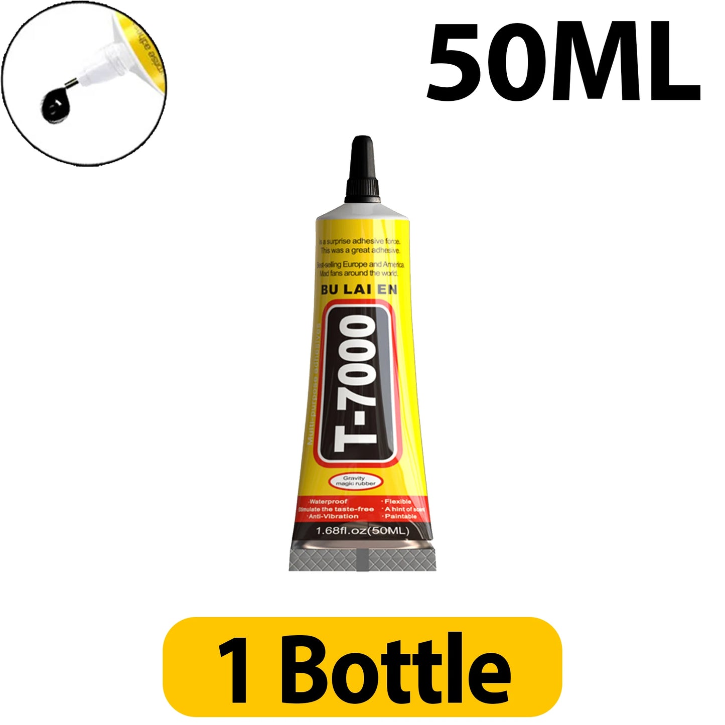 1/5Pcs B7000 Glue Mobile Phone Screen Superglue T-7000 Adhesive Telephone Glass Glue Repair Point Diamond Jewelry DIY Glue Tools