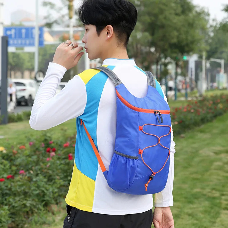 Cross border new outdoor waterproof bicycle backpack, large capacity cycling and hiking backpack