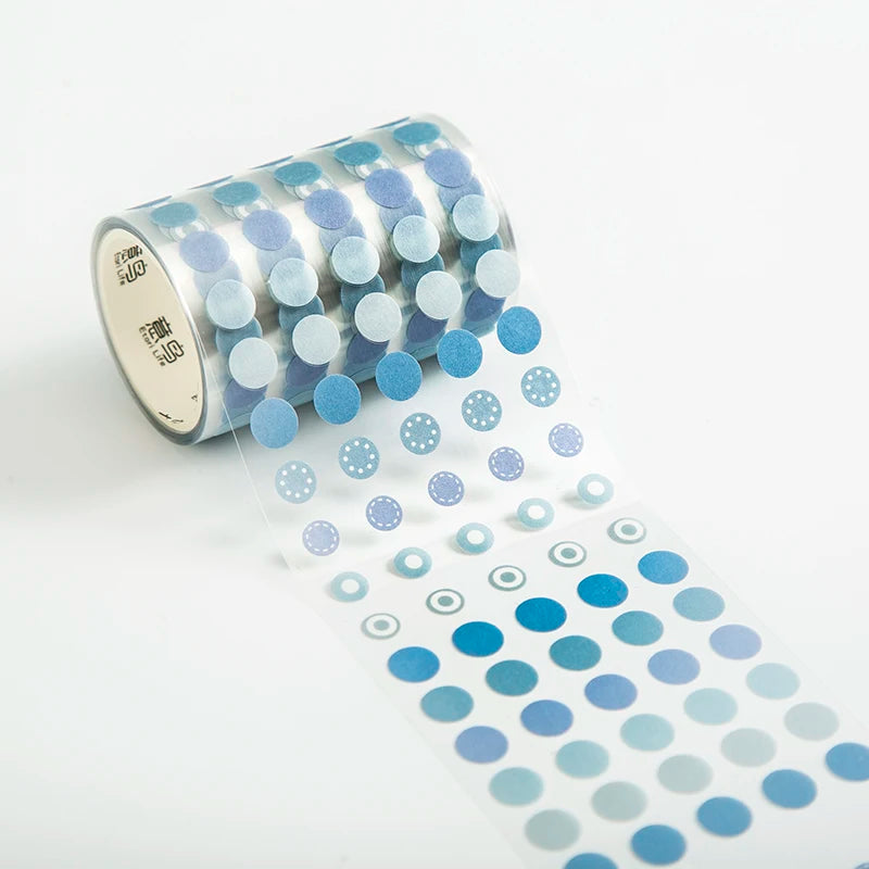 60mm*3m Dot Washi Tape for Diary Scrapbooking DIY Deco Junk Journal Creative Stationery School Supplies Masking Tapes