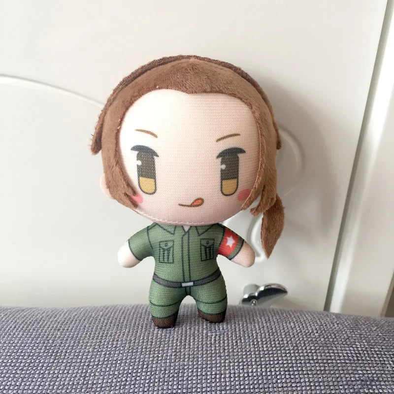 10cm Hetalia Axis Powers Mini Plush Doll Pendant Alfred F. Jones Arthur Kirkland Cosplay Stuffed Toy For Anime Fans - Shoppiline