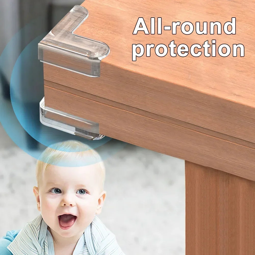 4 protège-coins de table en silicone pour bébé, protection des bords, protection anti-collision pour enfants