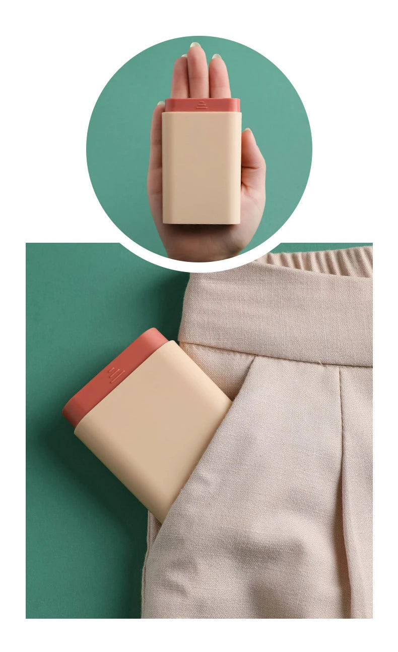 Mini Kleiner tragbarer Reise-Vitaminbox Pillendosen Behälter Organizer Aufbewahrung Tablette 7 Tage 6 Fächer Medizin Fischöle