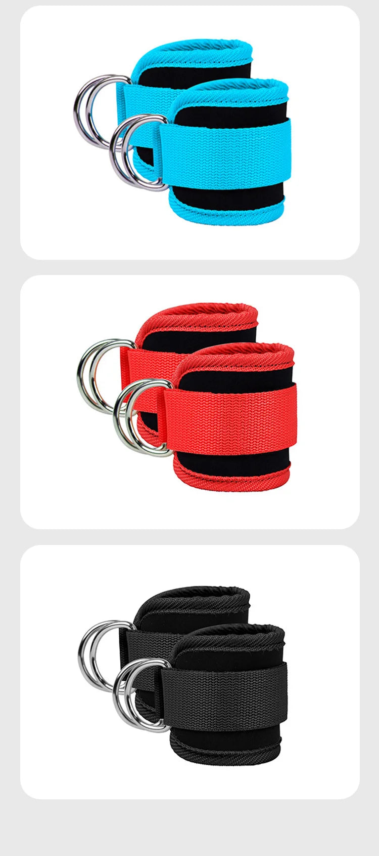 Hip Fitness Ankle Straps Adjustable Gym Leg Strength Workouts With Buckle Sports Guard Abductors For Gantry Training Butt Device