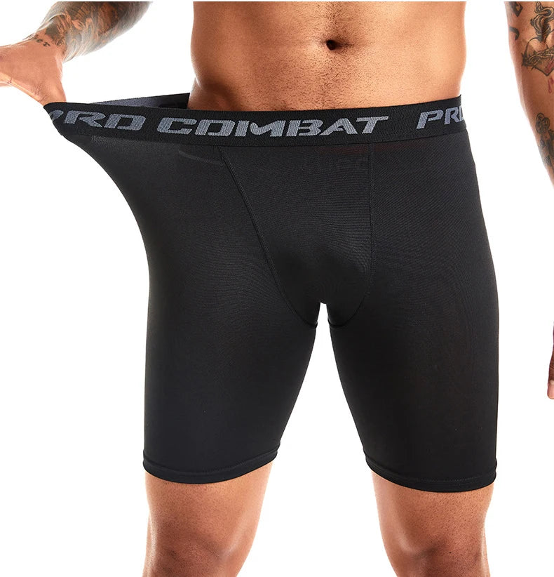 Legging Sport Homme, Short de base, Séchage Rapide, Fitness, Course à Pied, Athlétisme, Entraînement de Basketball, Compression