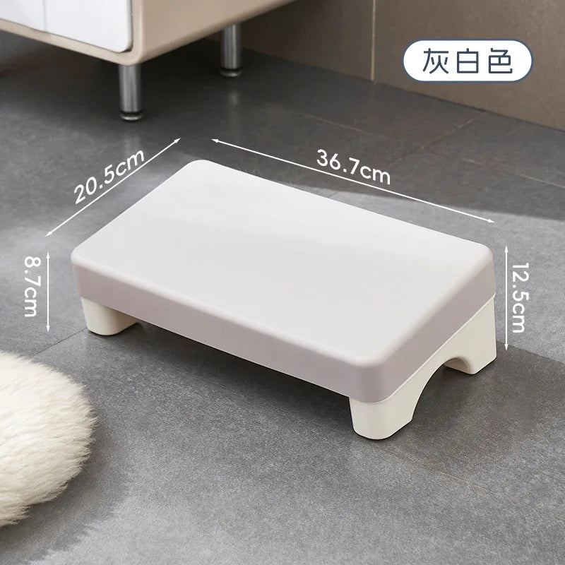 Ergonomic PP Footrest Under Desk Foot Stool Comfortable Space-Saving Foot Rest for Office Work Study Sofa Home