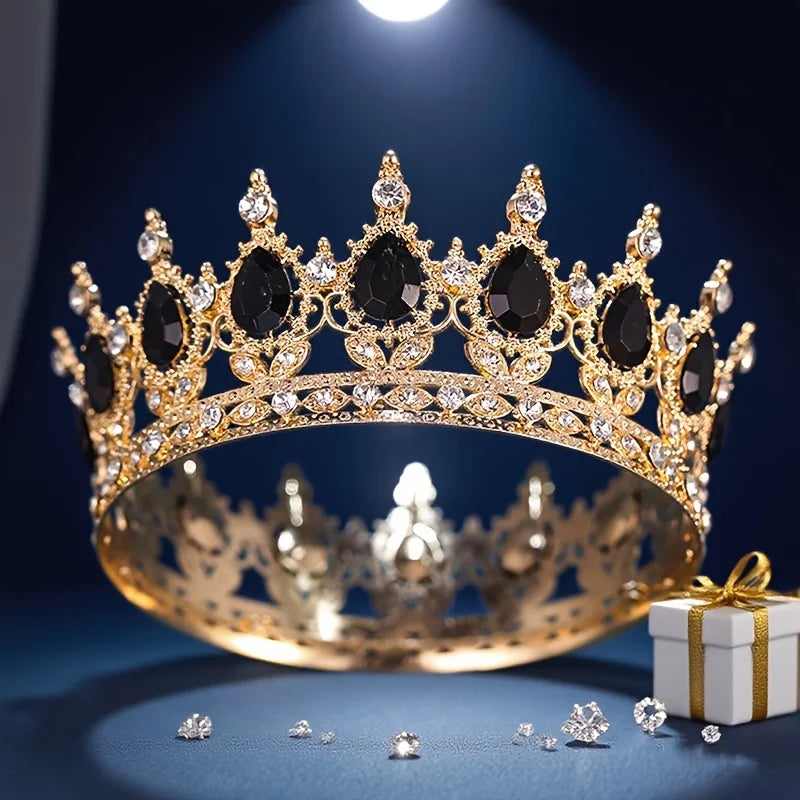 Baroque Crystal Tiaras And Crowns Headband For Women Party Prom Diadem Bridal Wedding Hair Accessories Jewelry Crown Tiara Gift