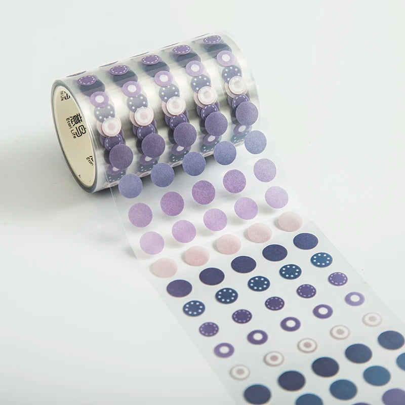 60mm*3m Dot Washi Tape for Diary Scrapbooking DIY Deco Junk Journal Creative Stationery School Supplies Masking Tapes
