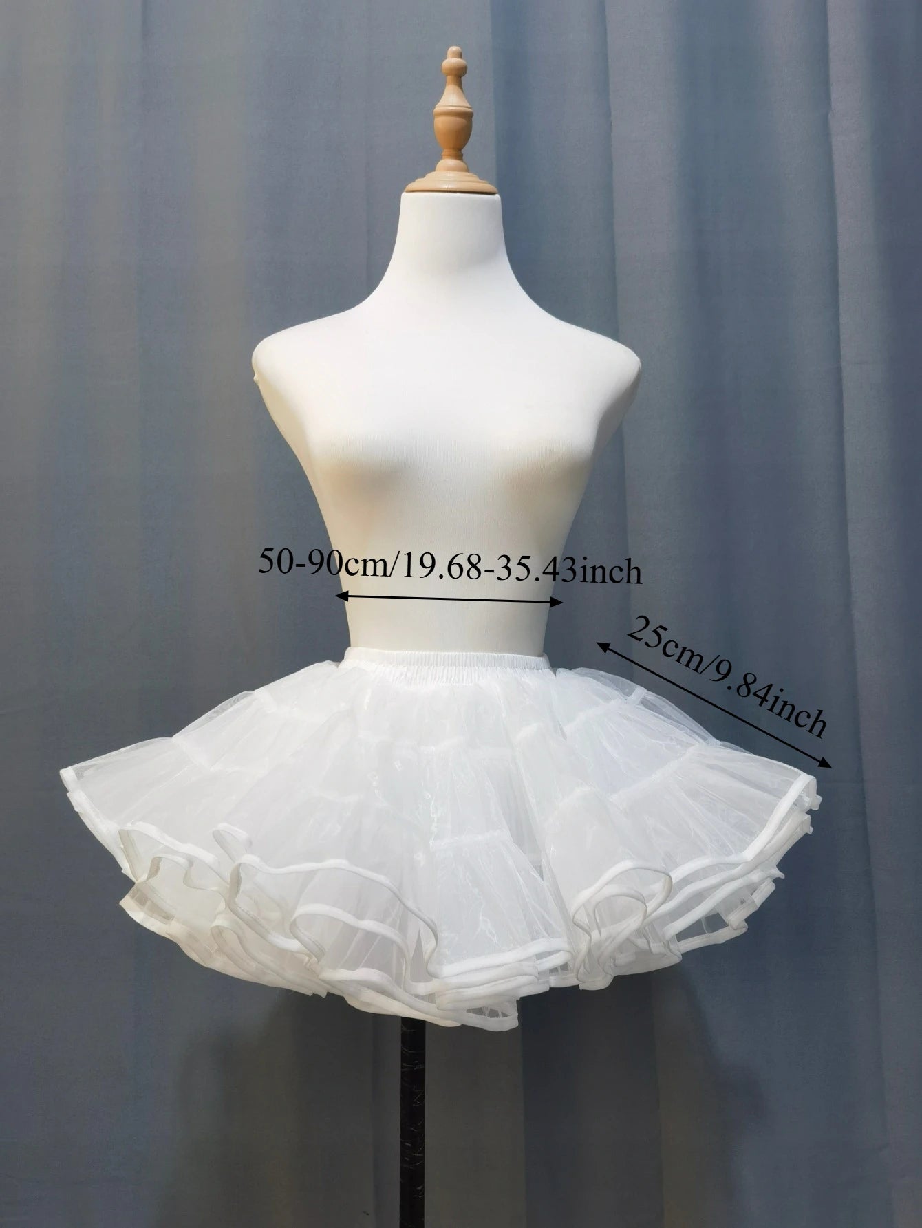 Lolita Super Stuffed Petticoat Boneless Violent Skirt Support Soft Yarn Short Duck Butt Korea Japan New