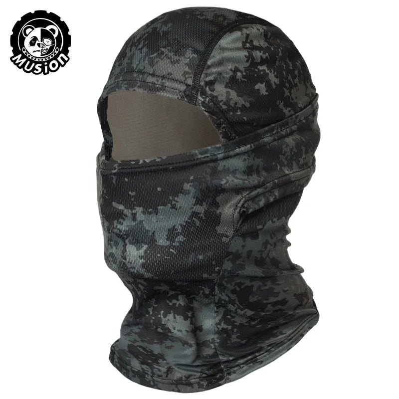 Musion Motorrad Sturmhaube Sonnenschutz Vollgesichtsmaske Atmungsaktives Mesh Airsoft Maske Sturmhaube Fahrrad Radfahren Kopfbedeckung Unde