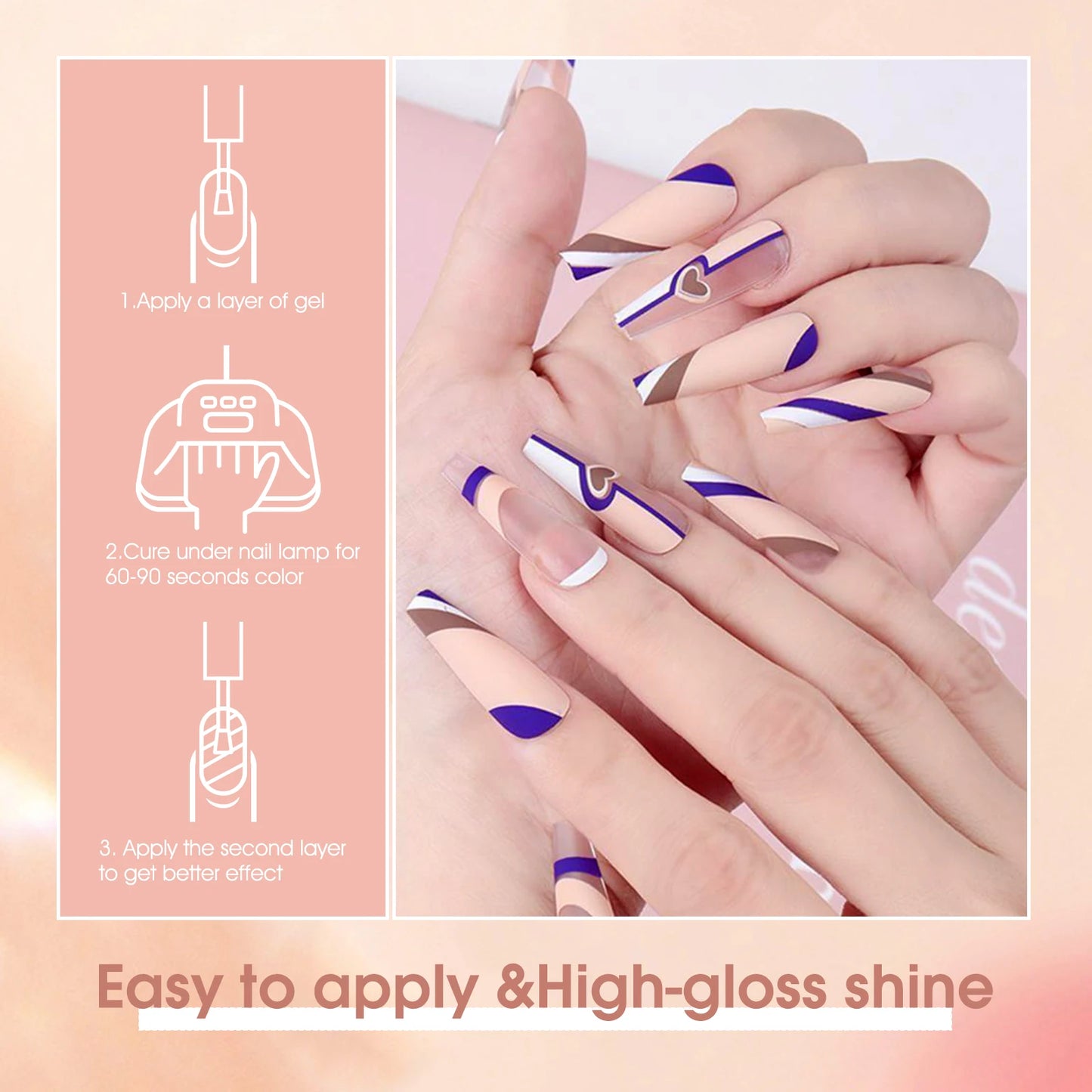 Venalisa 7.5ml Nail Gel Polish 60 Color Glitter Color Nail Varnish For Nail Art Manicure Top Coat Soak Off Enamel UV Gel Varnish