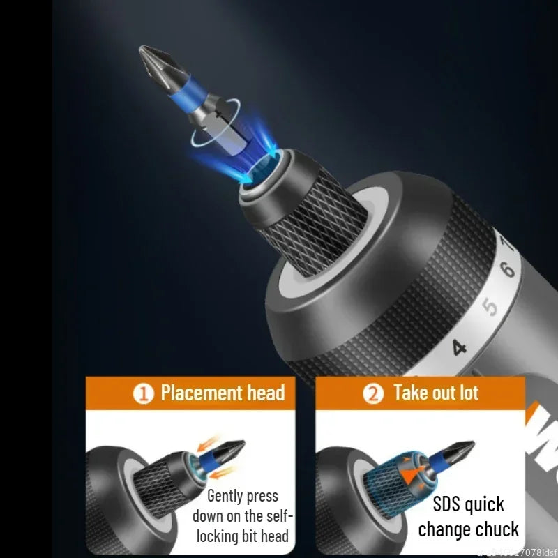 Worx 4V Electrical Screwdrivers Set WX242 Portable Smart Cordless Power Screw Driver Mini Electric Drill Home Repair Power Tool - Shoppiline