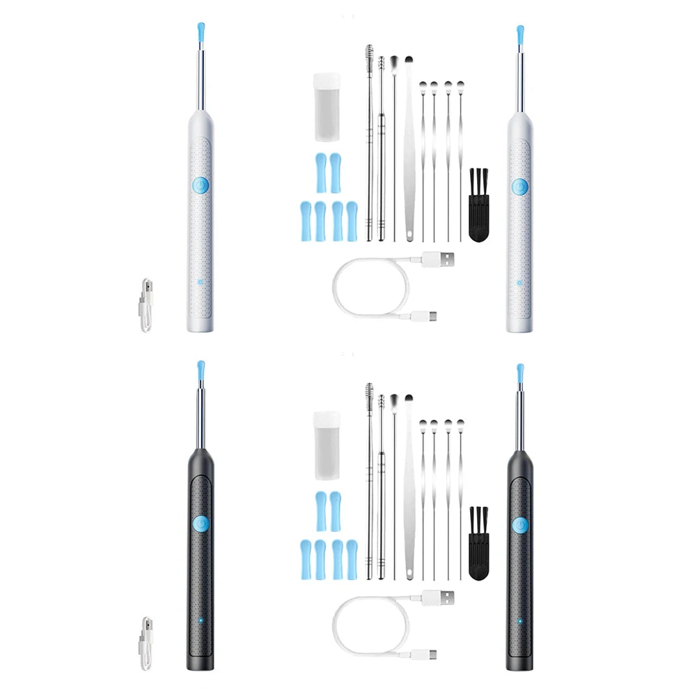 Smart Visual Ear Cleaner Set with Camera Otoscope Ear Cleaner Rechargeable Endoscope Earpick Health Care Set