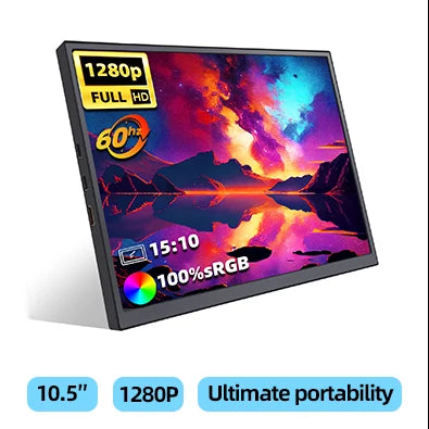 ZSUS 2160*1440  14-inch 2K Portable Monitor 60HZ For Laptop XBox PS4 / 5 Switch TV Box Cell Phone PC Extension  Mobile - Shoppiline