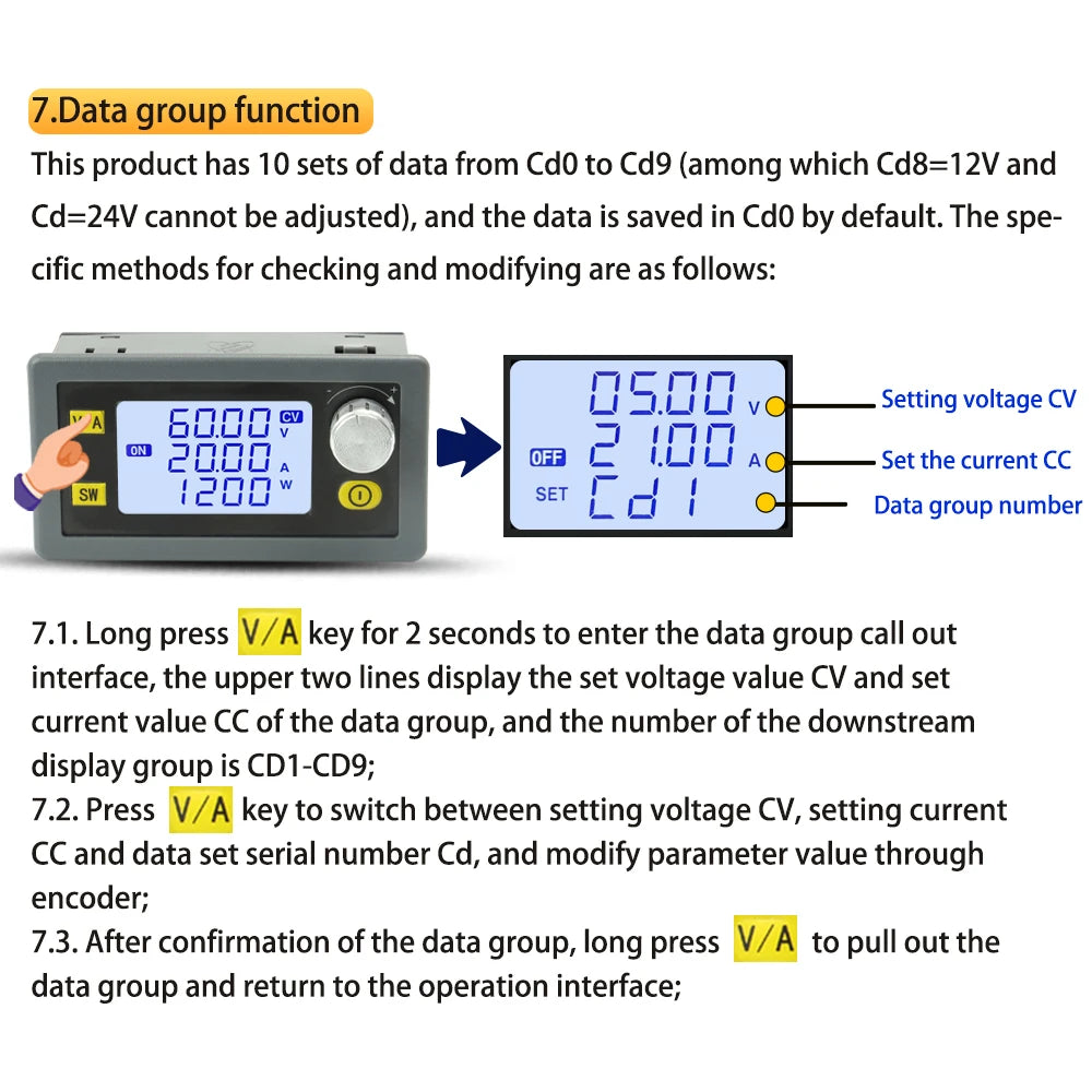 XY6020L Numerical Control DC 6-70V Step Down Stabilized Power Supply Constant Voltage Current Buck Converter Module 20A/1200W - Shoppiline
