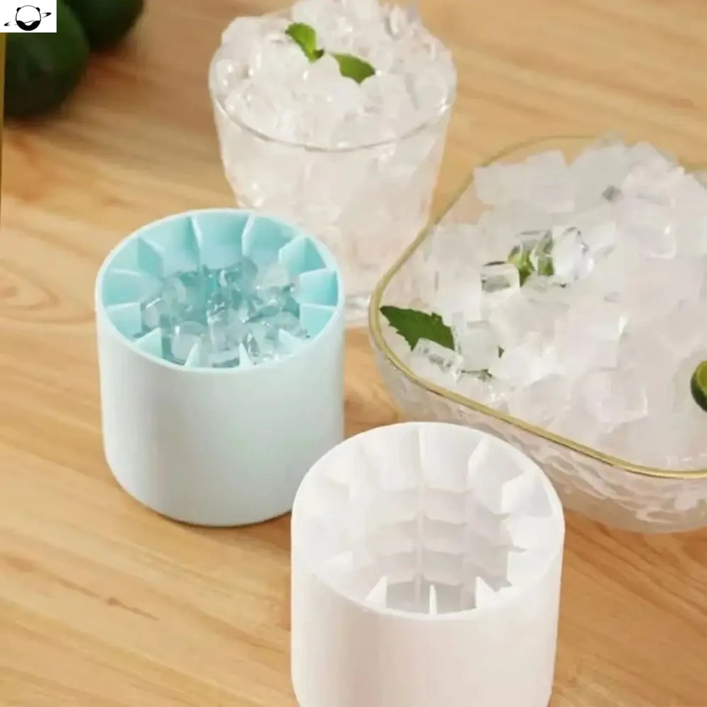 Food-Grade Silicone Ice Tray Small Mini Ice Cube Mold Withstands Low Temperatures, Easy to Remove Doesn't Break, Easy to Clean