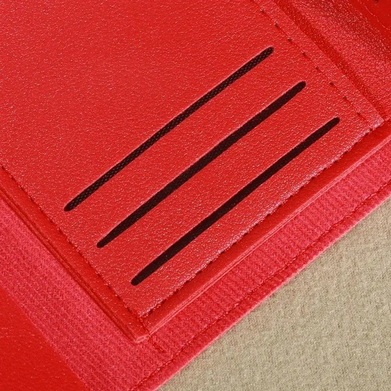Neue koreanische Version der einfachen kleinen Geldbörse, dreifach faltbar, Münzfach, Geldscheinklammer, Münztasche, Cross-Border Kurzdamen-Geldbörse