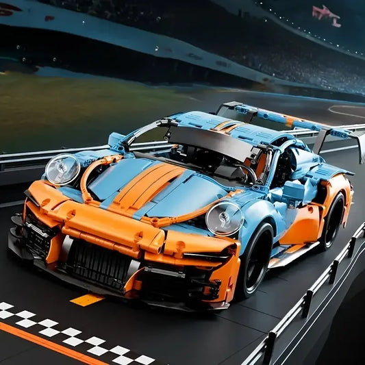City technological 911 Compete Speed Race Car RC Building Block Famous Supercar Drift Racing Brick Boy Festival Toys Gifts