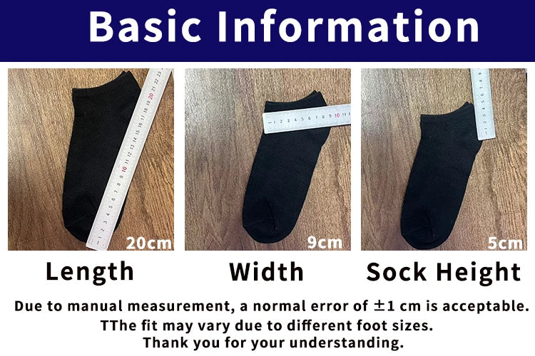 5/10 Pairs Unisex Ankle Socks Solid Color Black White Gray Cotton Deodorant Breathable Running Sports Socks New Spring Summer