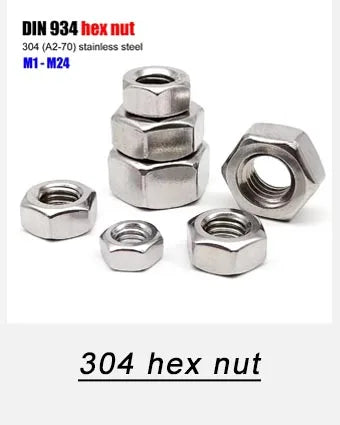 CM M2 M2.5 M3 M4 M5 M6 M8 Hex Hexagon Socket Ultra Thin Flat Wafer Allen Head Bolt Screw 304 A2-70 Stainless Steel