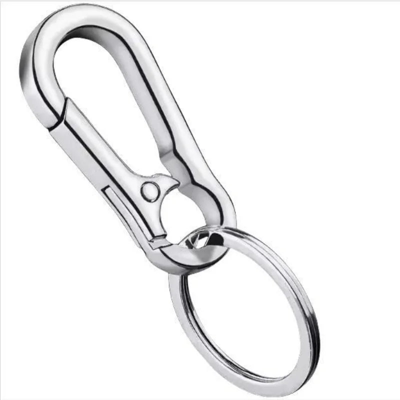4Pcs Metal Carabiner Clip Keychain Hook Holder Key Ring Organizer for Car Keys Daily Storage