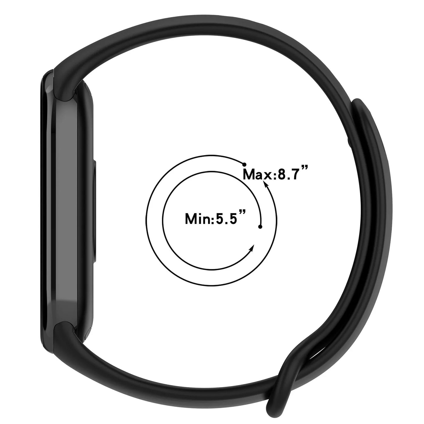 Bracelet en silicone pour Xiaomi Mi Band 10 9 8 Bracelet NFC Sport en caoutchouc pulseira Correas Accessoires Xiaomi Smart Band 10 9 8