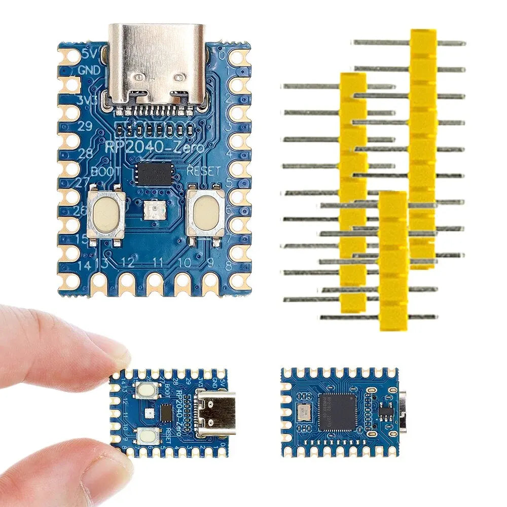 TENSTAR RP2040-Zero RP2040 pour Raspberry Pi Microcontrôleur PICO Carte de Développement Module Dual-Core 2MB Flash