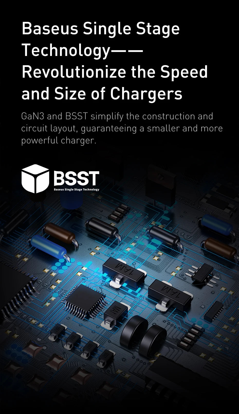 Baseus GaN3 100/ 65W Desktop Charger Quick Charge QC 3.04.0 USB C Type C Phone Charger For iPhone15 Huawei Xiaomi MacBook Laptop - Shoppiline