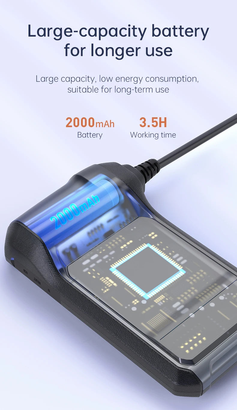 Industrial Endoscope Camera 8mm HD1080P 4.3inch IPS Screen 1080P Pipe Inspection Camera for Car Repair IP67 Waterproof 8 LEDS - Shoppiline