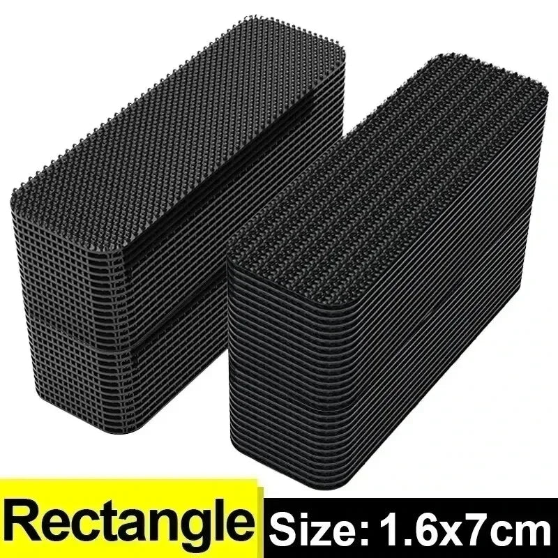 Carpet Fixing Stickers Double Faced High Adhesive Car Carpet Fixed Patches Home Floor Foot Mats Anti Skid Grip Tapes Magic Tape
