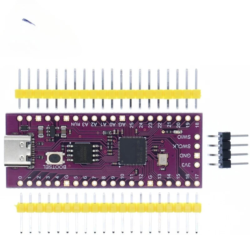 1PCS Carte officielle Raspberry Pi Pico Processeur double cœur RP2040 Cortex-M0+ Micro-ordinateur ARM basse consommation 264 Ko