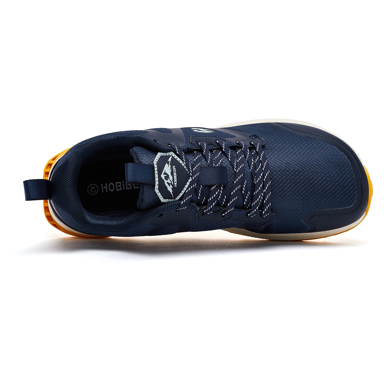 HOBIBEAR Unisex Hiking Sneakers Lace-Up Walking Shoes Outdoor Travel Artificial Leather Sneakers - Shoppiline