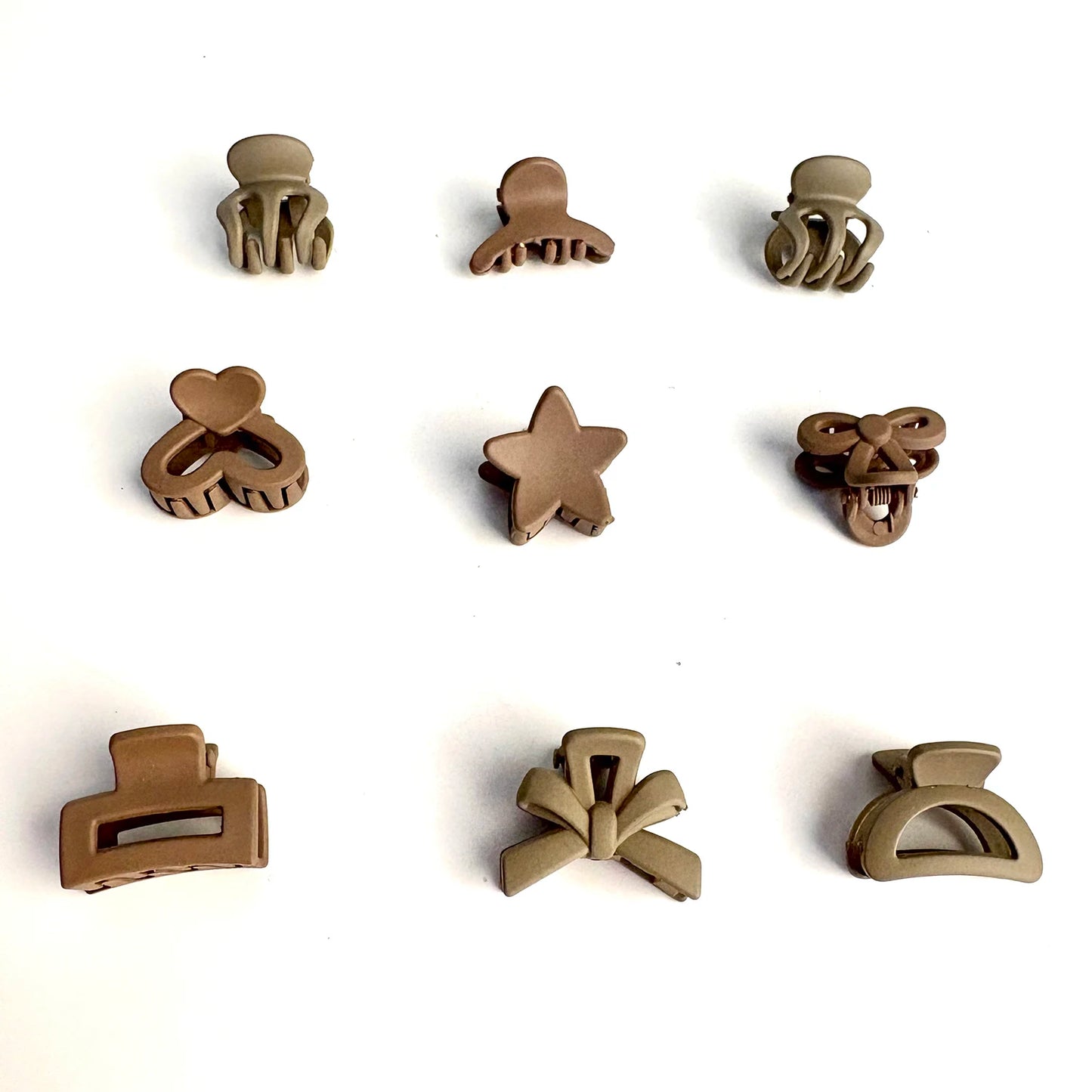 5/10/20/30pcs Beige Mixed Pack Small Clips, Cute Girl Accessories - Perfect for Daily Use, Special Occasions, or Travel Gifts