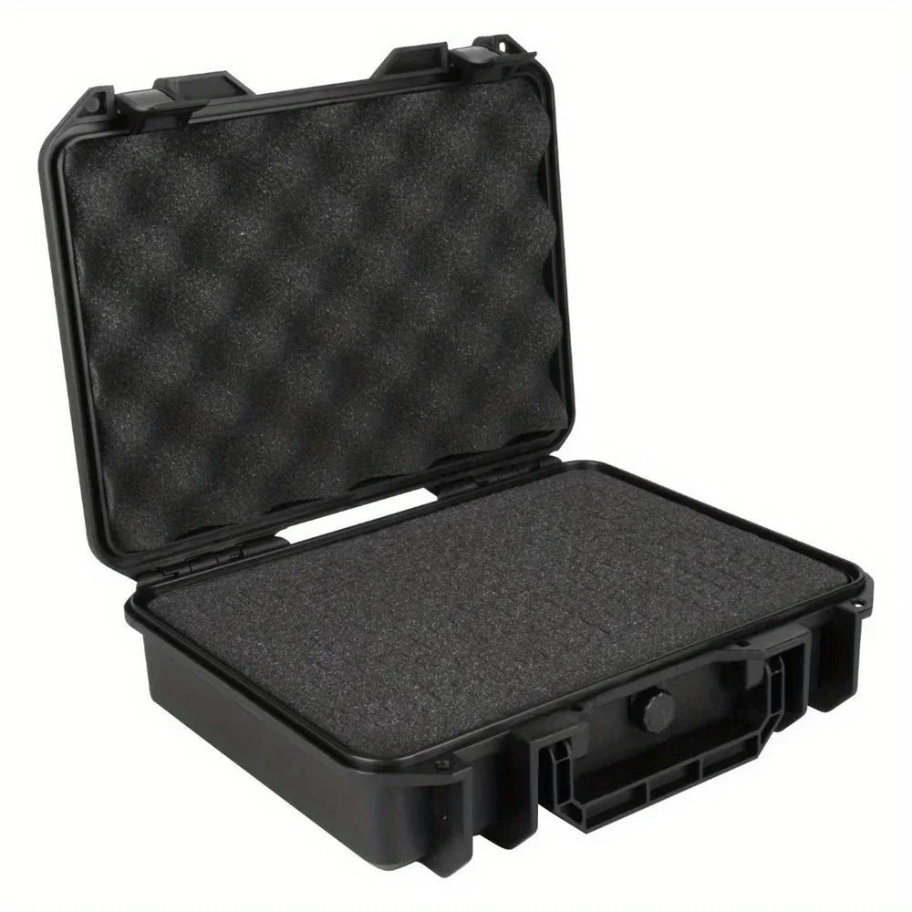Waterproof Hard Carry Case Bag Toolbox With Pre-cut Sponge Storage Box Safety Protector Organizer Hardware Box Impact Resistant - Shoppiline