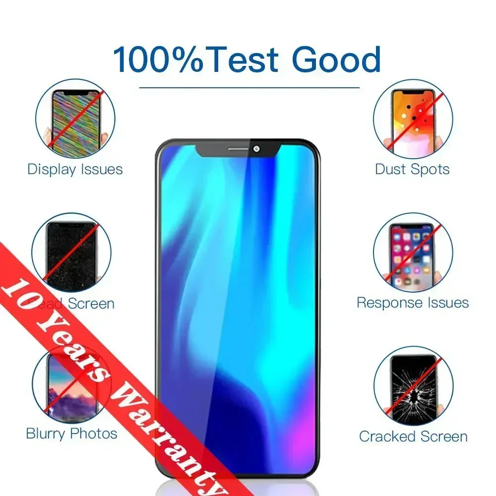 PINZHENG High Quality Display INCELL LCD OLED OEM AMOLED For iPhone XS MAX X XR 11 12 13 MINI PRO PROMAX Screen Replacement - Shoppiline